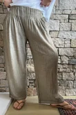 Loom & Thread Pin Tuck Pant Washed Earth /41=